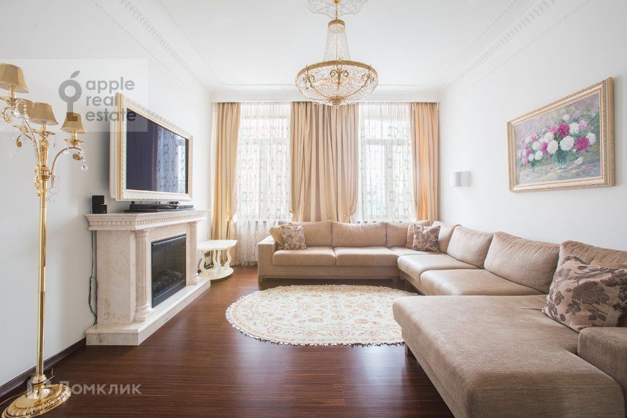 Сдаётся 4-комнатная квартира, 136 м²