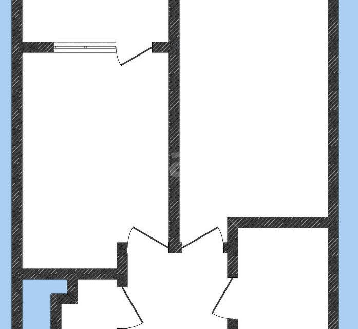 Продаётся 1-комнатная квартира, 33 м²