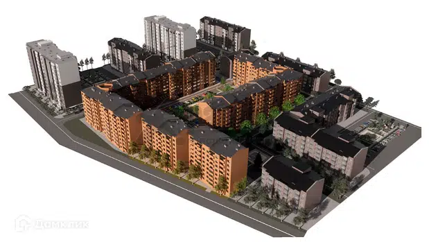 Продаётся 1-комнатная квартира, 44.6 м²
