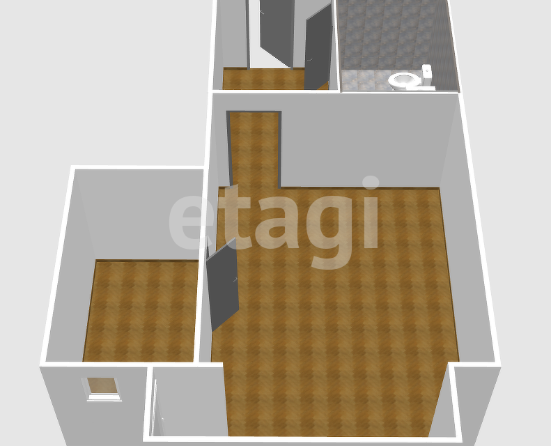 Продаётся студия, 31.9 м²