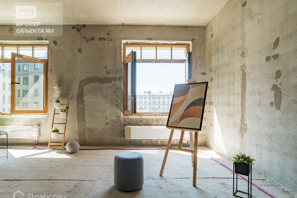 Продаётся 1-комнатная квартира, 57.3 м²