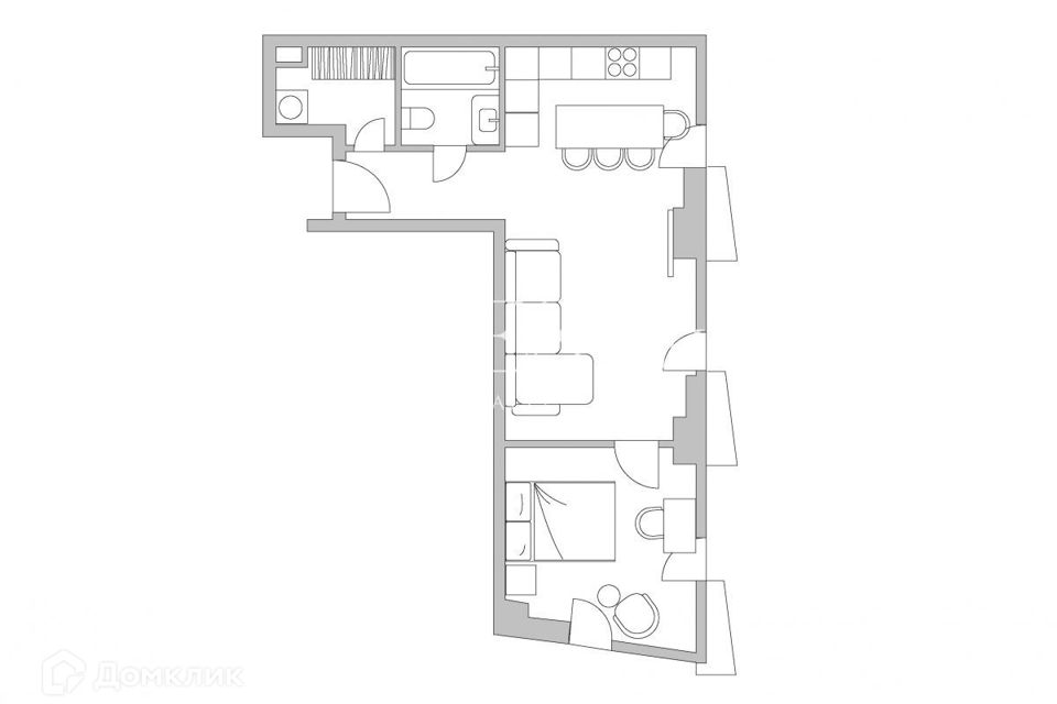 Продаётся 2-комнатная квартира, 48 м²