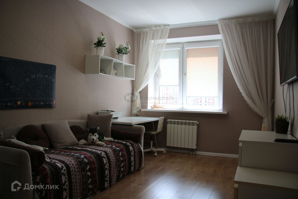 Продаётся 2-комнатная квартира, 57.45 м²
