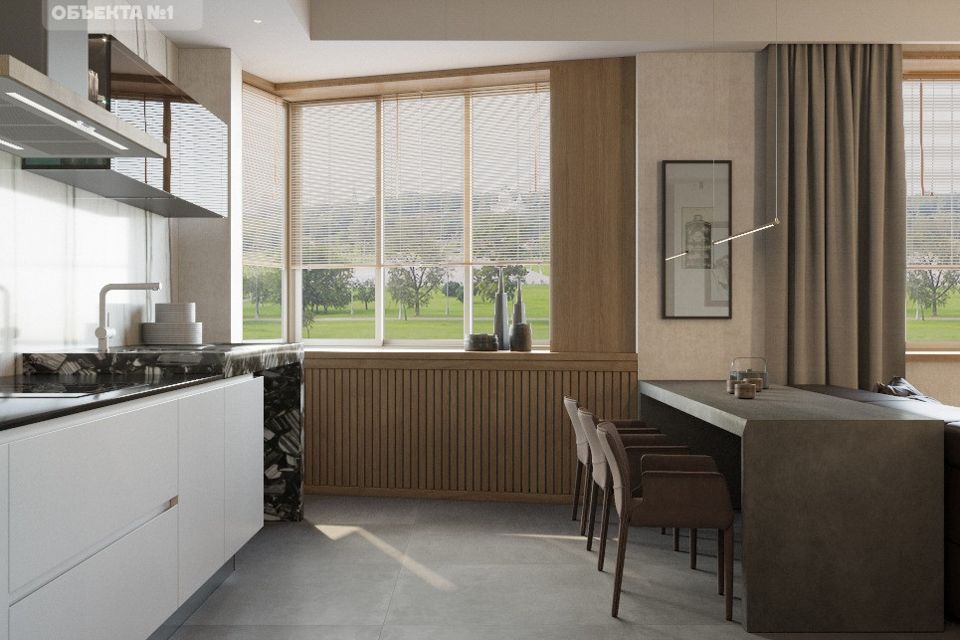 Продаётся 1-комнатная квартира, 75 м²