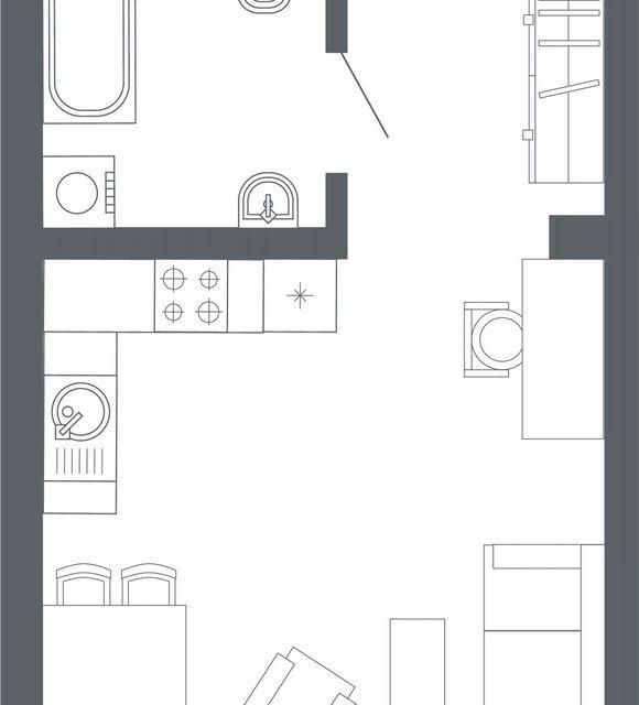 Продаётся 1-комнатная квартира, 30.7 м²