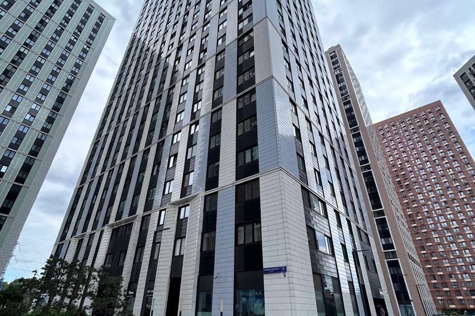 Продаётся 1-комнатная квартира, 43.6 м²