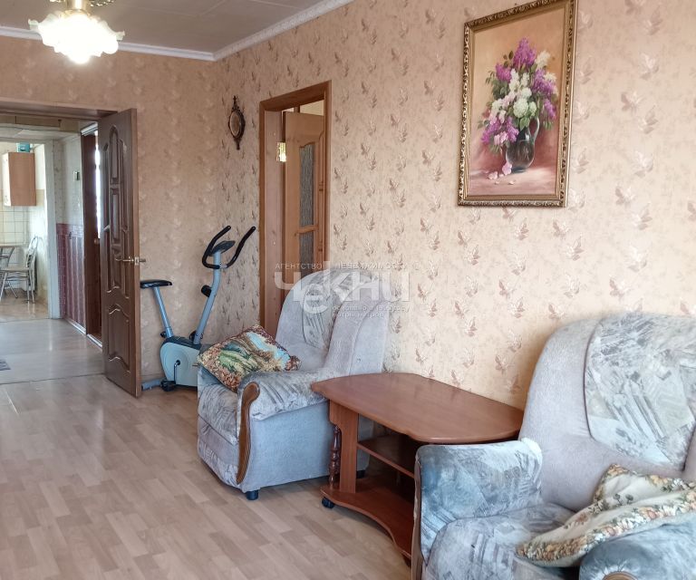 Продаётся 3-комнатная квартира, 62.1 м²