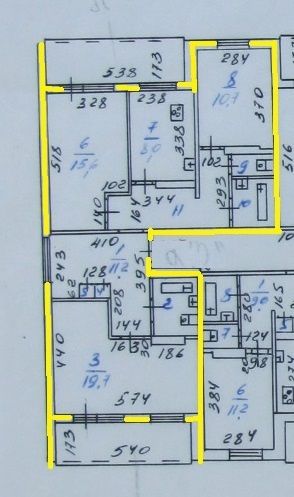 Продаётся 3-комнатная квартира, 82.6 м²