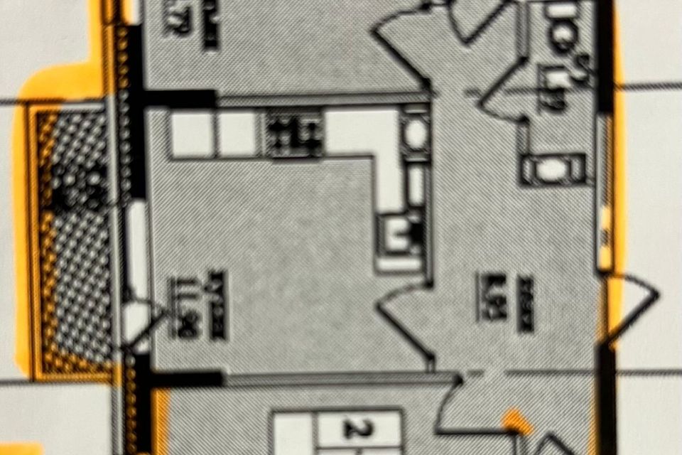 Продаётся 2-комнатная квартира, 58 м²