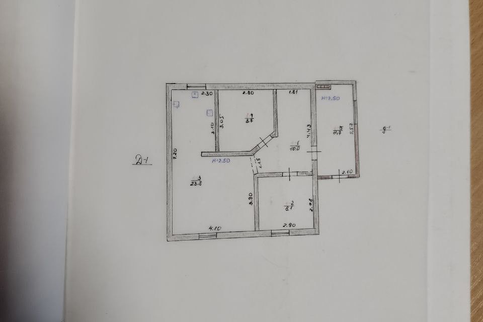 Продаётся 2-этажный дом, 79.3 м²