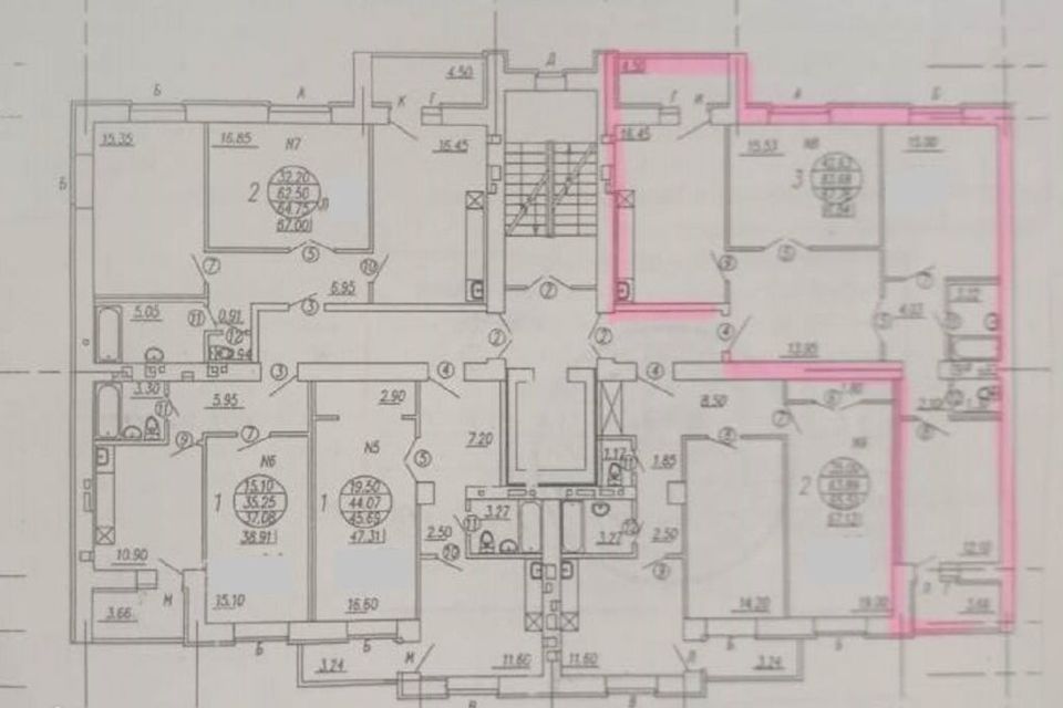 Продаётся 3-комнатная квартира, 84 м²