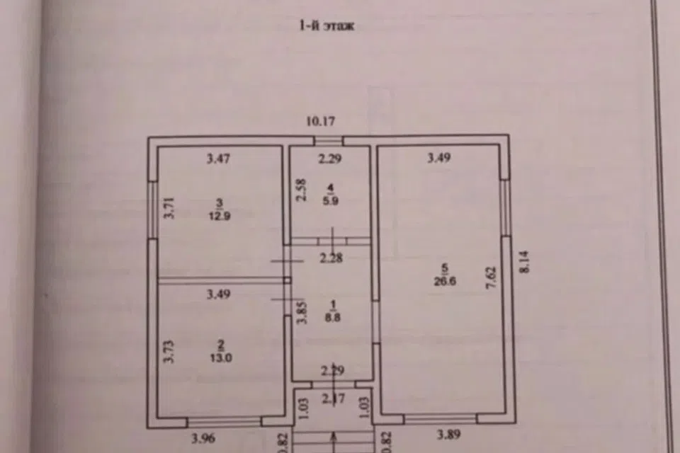 Продаётся 1-этажный дом, 73 м²