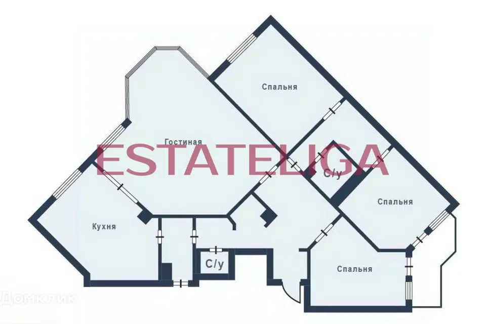 Продаётся 4-комнатная квартира, 225.3 м²