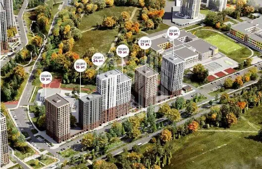 Продаётся 1-комнатная квартира, 34.69 м²