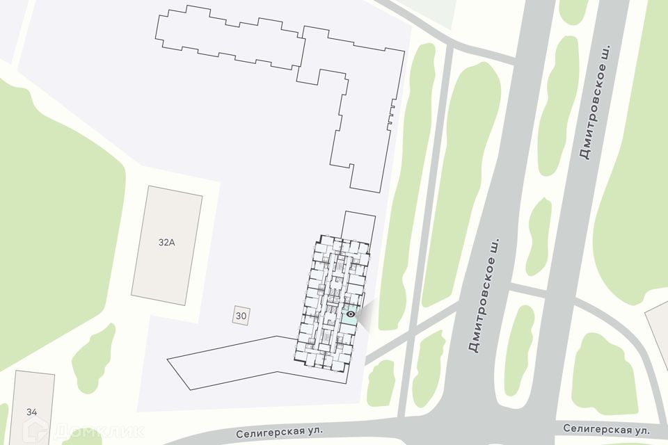 Продаётся 1-комнатная квартира, 45.6 м²