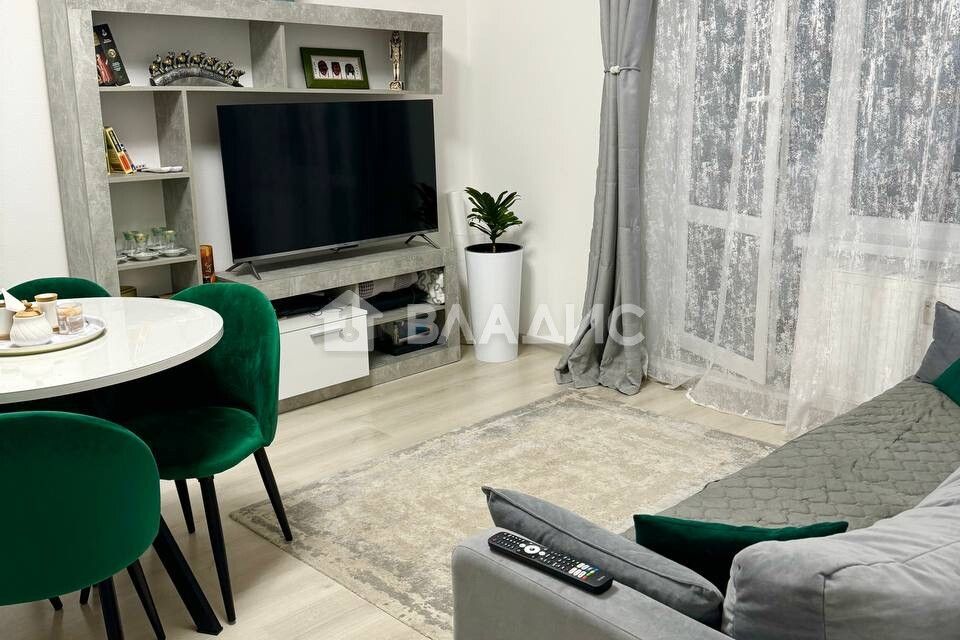 Продаётся 1-комнатная квартира, 36.5 м²