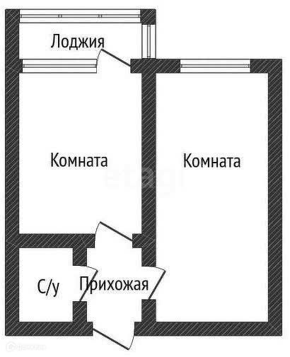 Продаётся 1-комнатная квартира, 36.4 м²