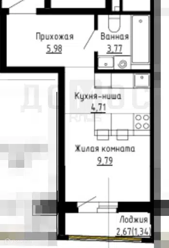 Продаётся студия, 24.1 м²