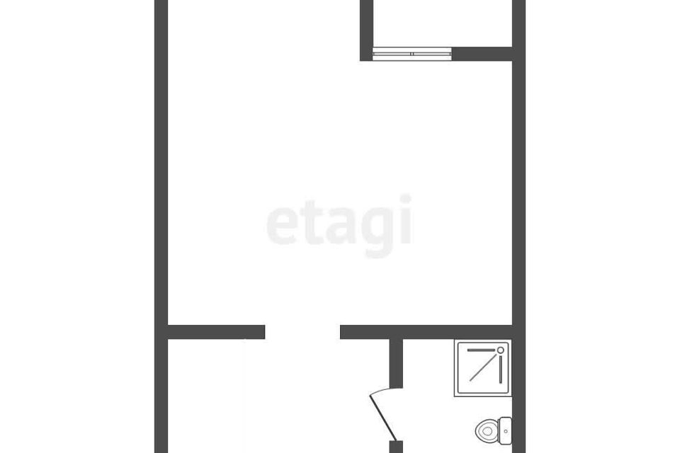 Продаётся 1-комнатная квартира, 41 м²