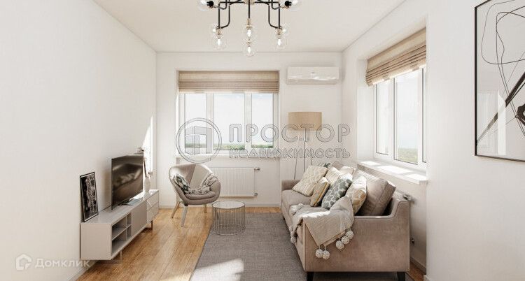 Продаётся 1-комнатная квартира, 35.9 м²