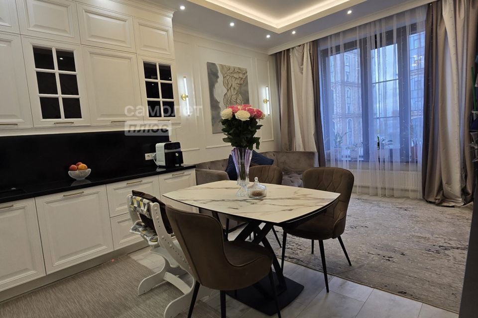 Продаётся 3-комнатная квартира, 75.1 м²