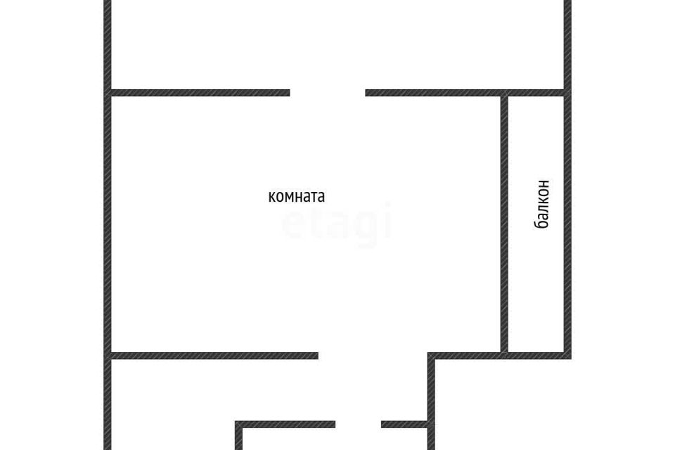 Продаётся 1-комнатная квартира, 40.9 м²