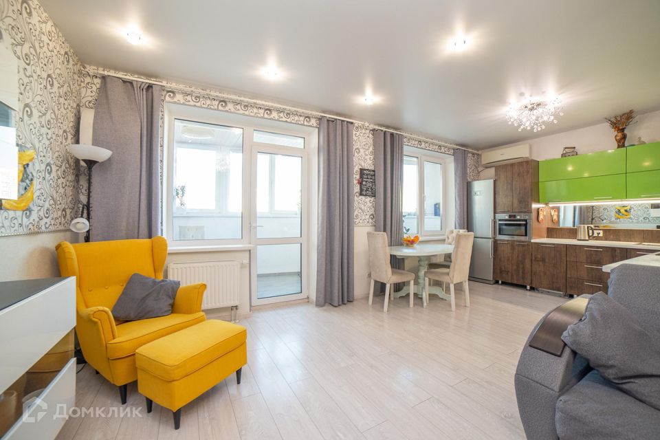Продаётся 3-комнатная квартира, 75.2 м²