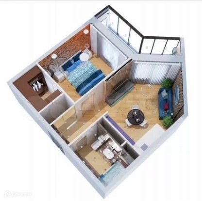 Продаётся 2-комнатная квартира, 47 м²