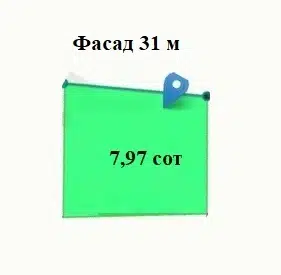Продаётся участок, 7.97 сот., ИЖС