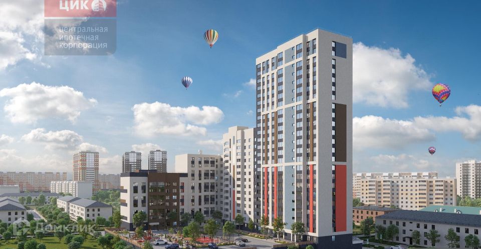 Продаётся 1-комнатная квартира, 45.17 м²