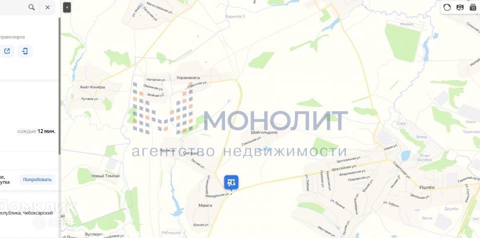 Деревня чапаево карта