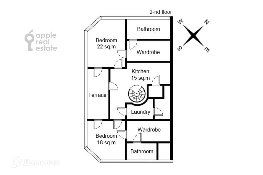 Продаётся 4-комнатная квартира, 211 м²