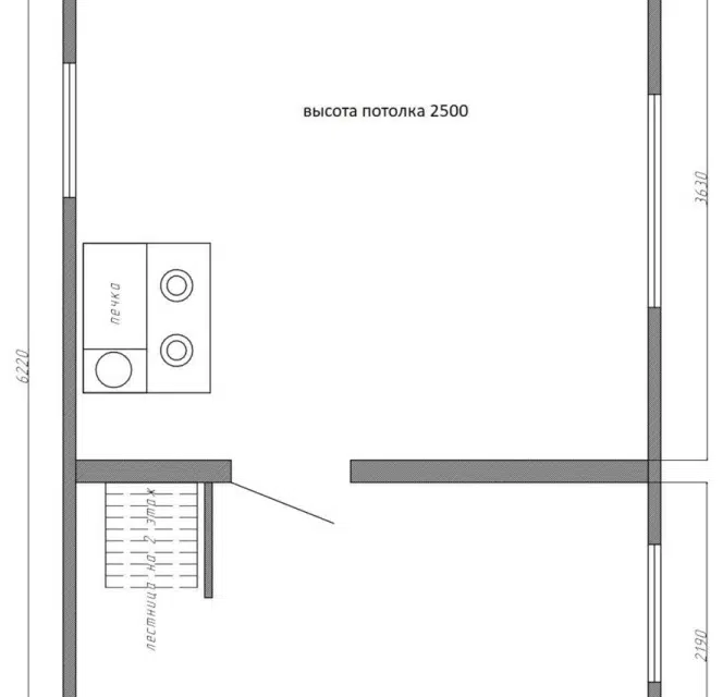 Продаётся 2-этажный дом, 25 м²