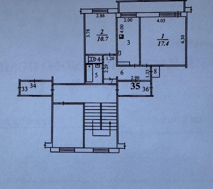 Продаётся 1-комнатная квартира, 48 м²