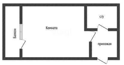 Продаётся студия, 29.1 м²