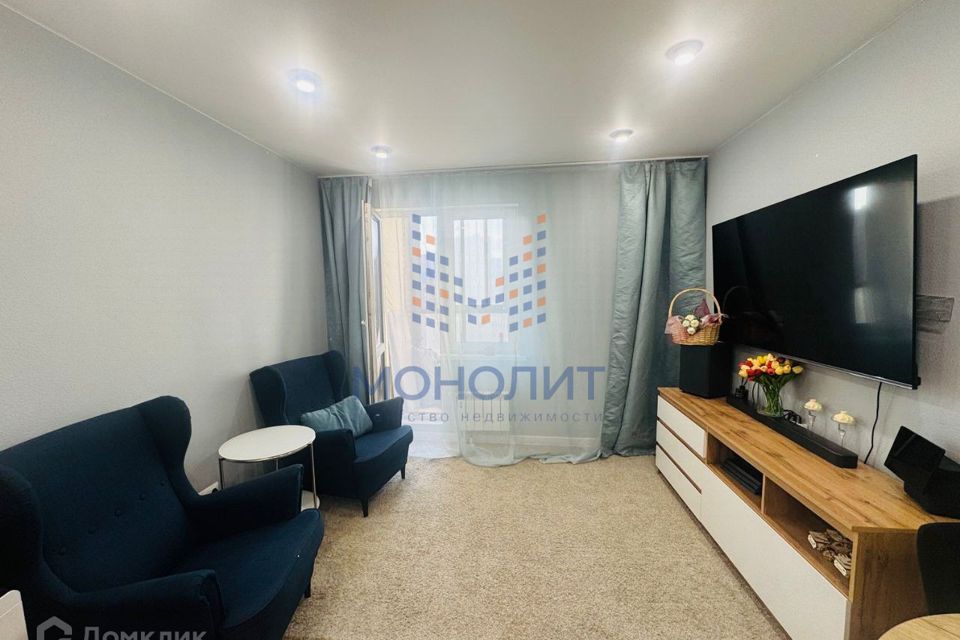 Продаётся 2-комнатная квартира, 57.4 м²