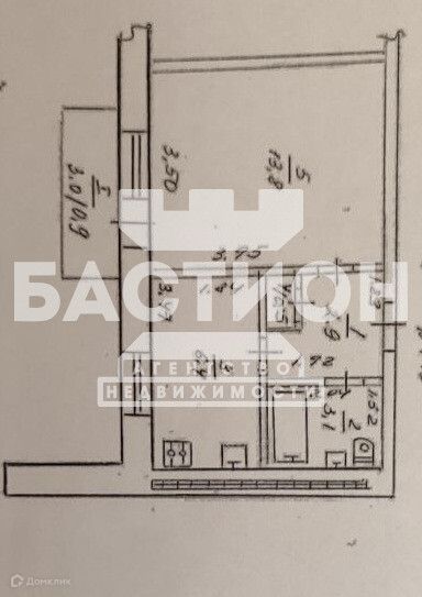Продаётся 1-комнатная квартира, 27 м²