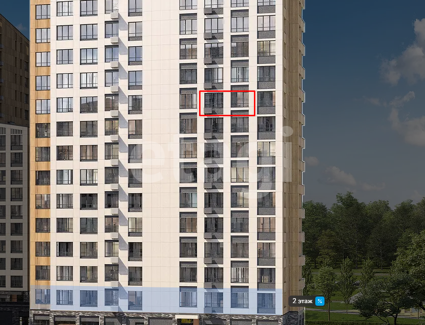 Продаётся 1-комнатная квартира, 32.7 м²