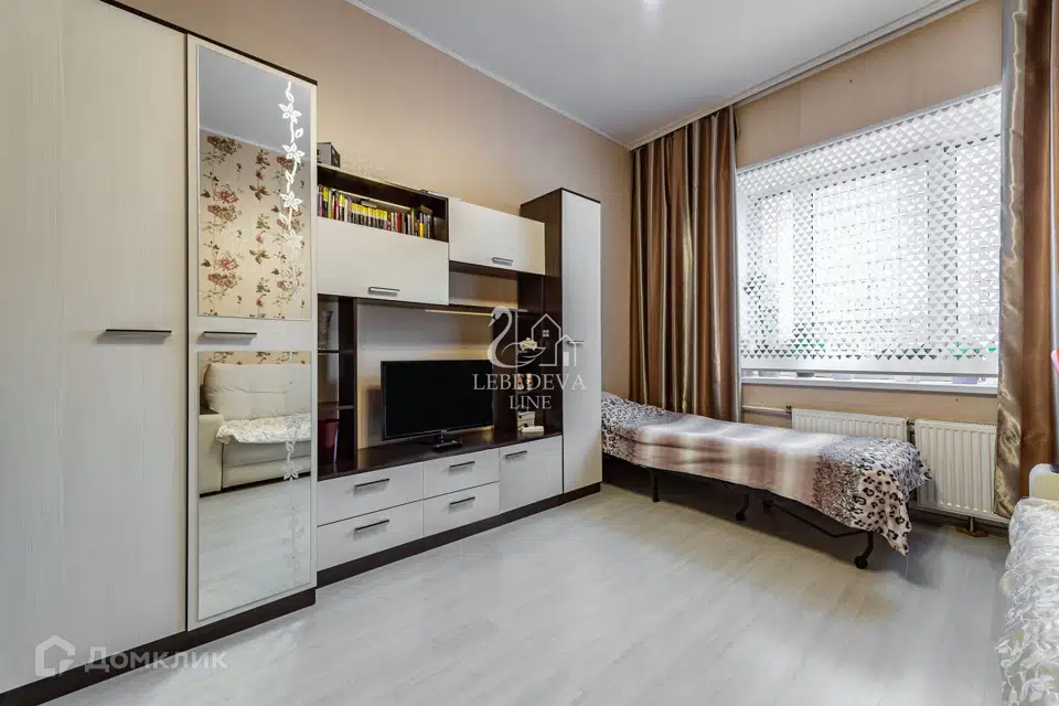 Продаётся 1-комнатная квартира, 40.1 м²
