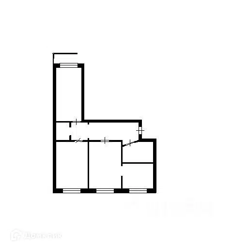 Продаётся 3-комнатная квартира, 60 м²