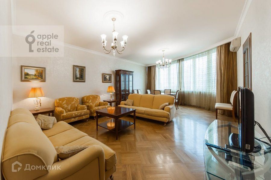 Сдаётся 3-комнатная квартира, 155 м²