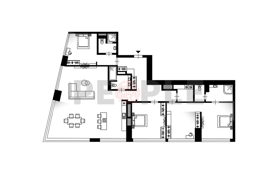 Продаётся 5-комнатная квартира, 173.2 м²