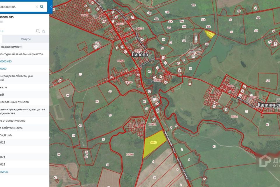 Карта гусевского района калининградской области