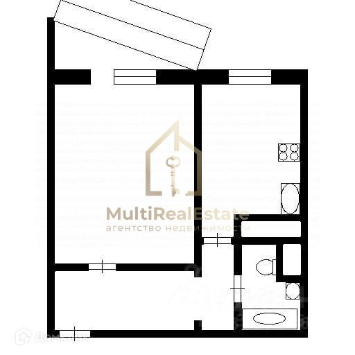 Сдаётся 1-комнатная квартира, 42.5 м²
