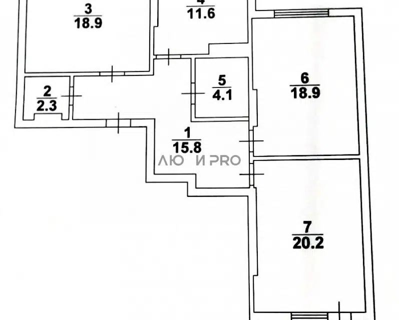 Продаётся 3-комнатная квартира, 90.8 м²