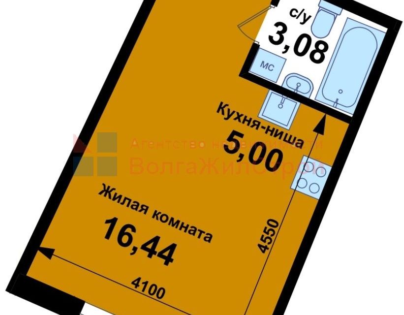 Продаётся студия, 24.5 м²
