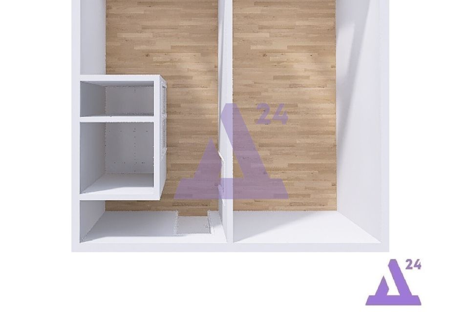 Продаётся 1-комнатная квартира, 32.8 м²