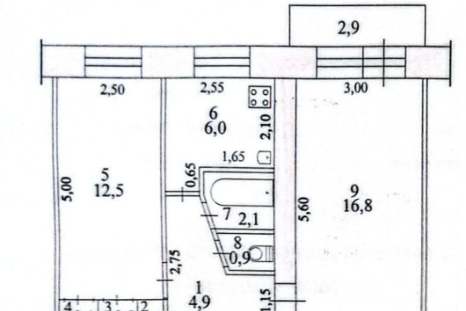 Сдаётся 2-комнатная квартира, 44 м²