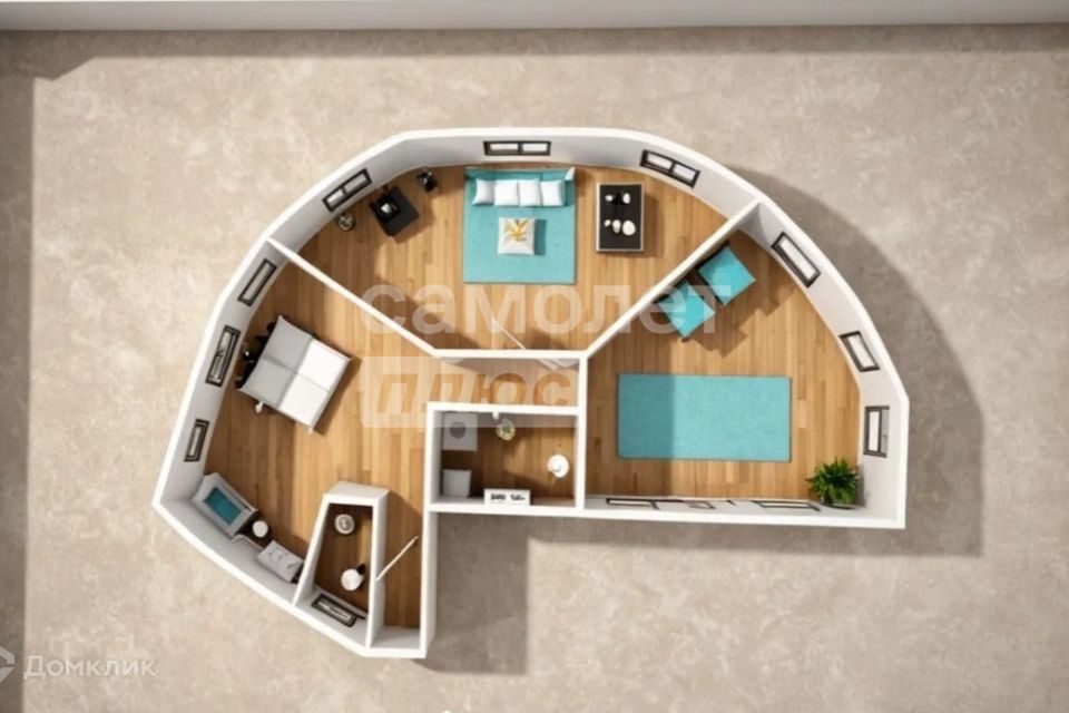 Продаётся 3-комнатная квартира, 92 м²