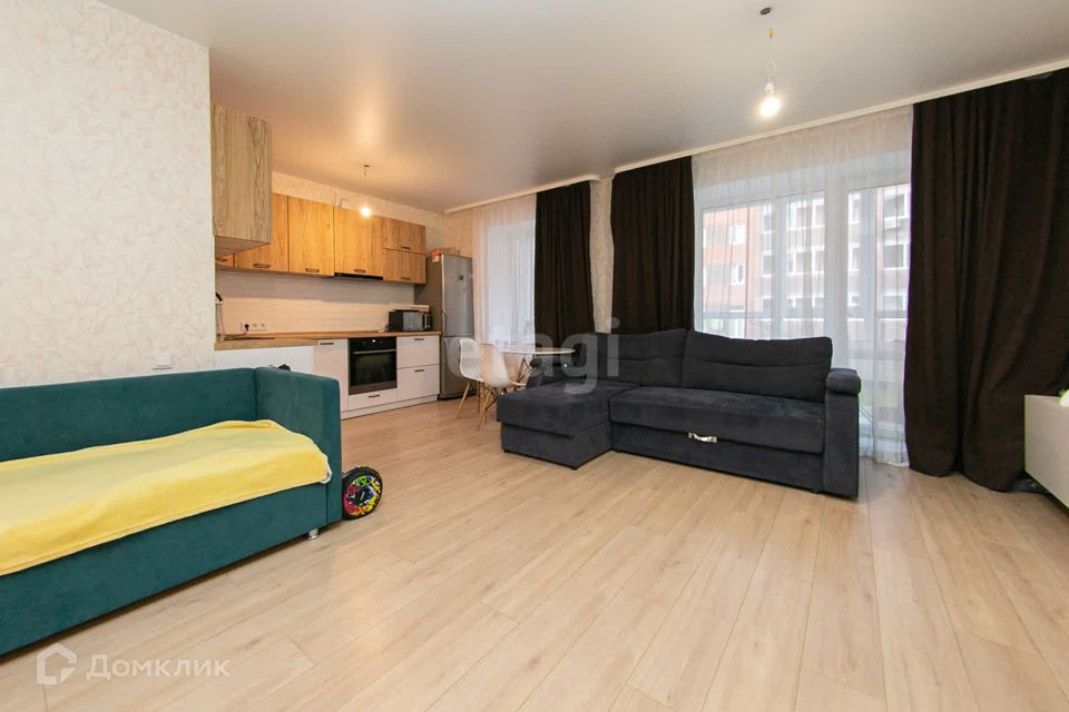 Продаётся 1-комнатная квартира, 45.6 м²